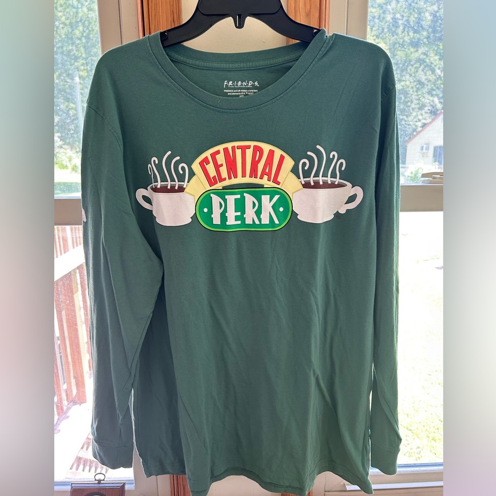 Vintage, green long sleeve, Friends Central Perk t-shirt, men’s X-large